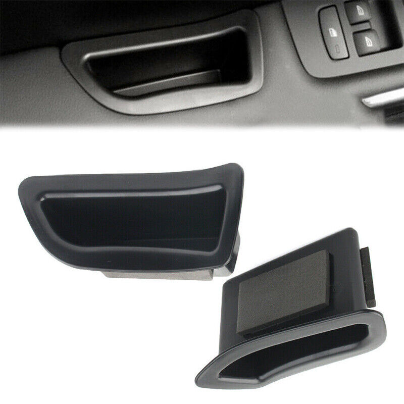 2Pcs Front Door Handle Armrest Storage Box Tray Bin For 2013-2018 for Volvo V40
