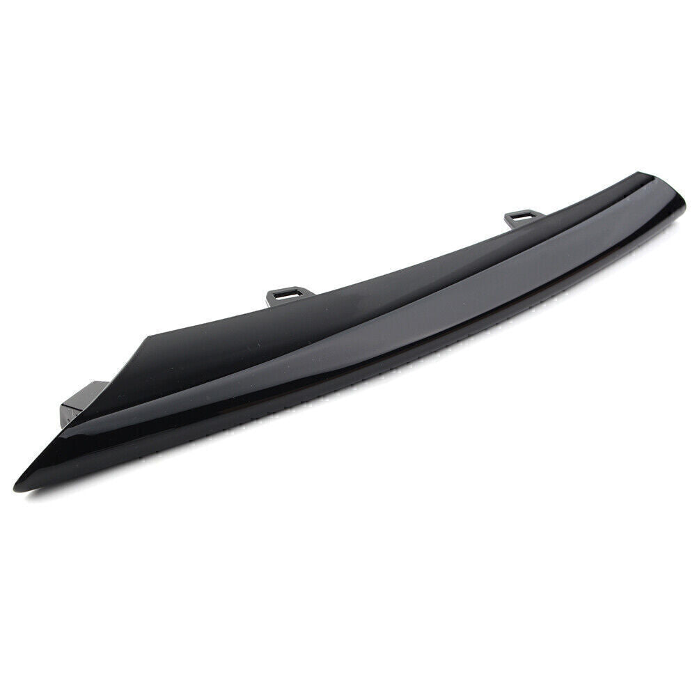 Front Left Side Grille Molding Trim ABS Fit for JAGUAR XJ 2010-2015 Gloss Black