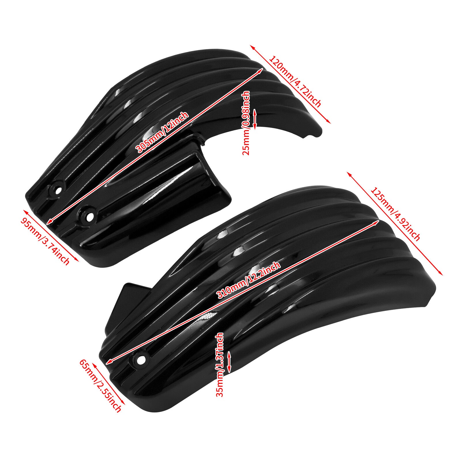 Gloss Fence Battery Side Fairing Cover Fit for Harley Fatboy Breakout 2018-2023