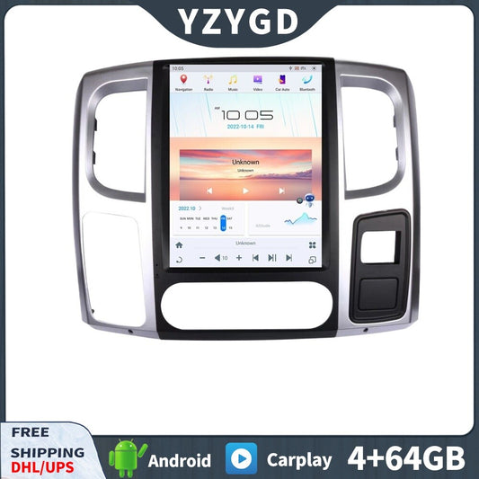 Android CarPlay Car Radio for Dodge for Ram 2013-2019 64GB Stereo Receiver Screen
