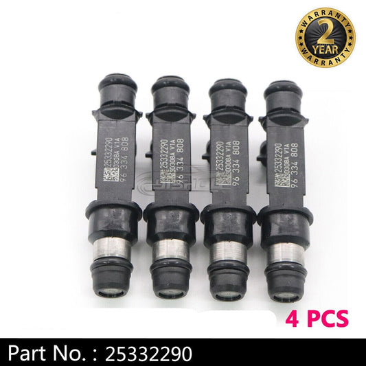 Set of 4 New 25332290 96334808 Fuel Injector for Suzuki Forenza Breno 2.0L