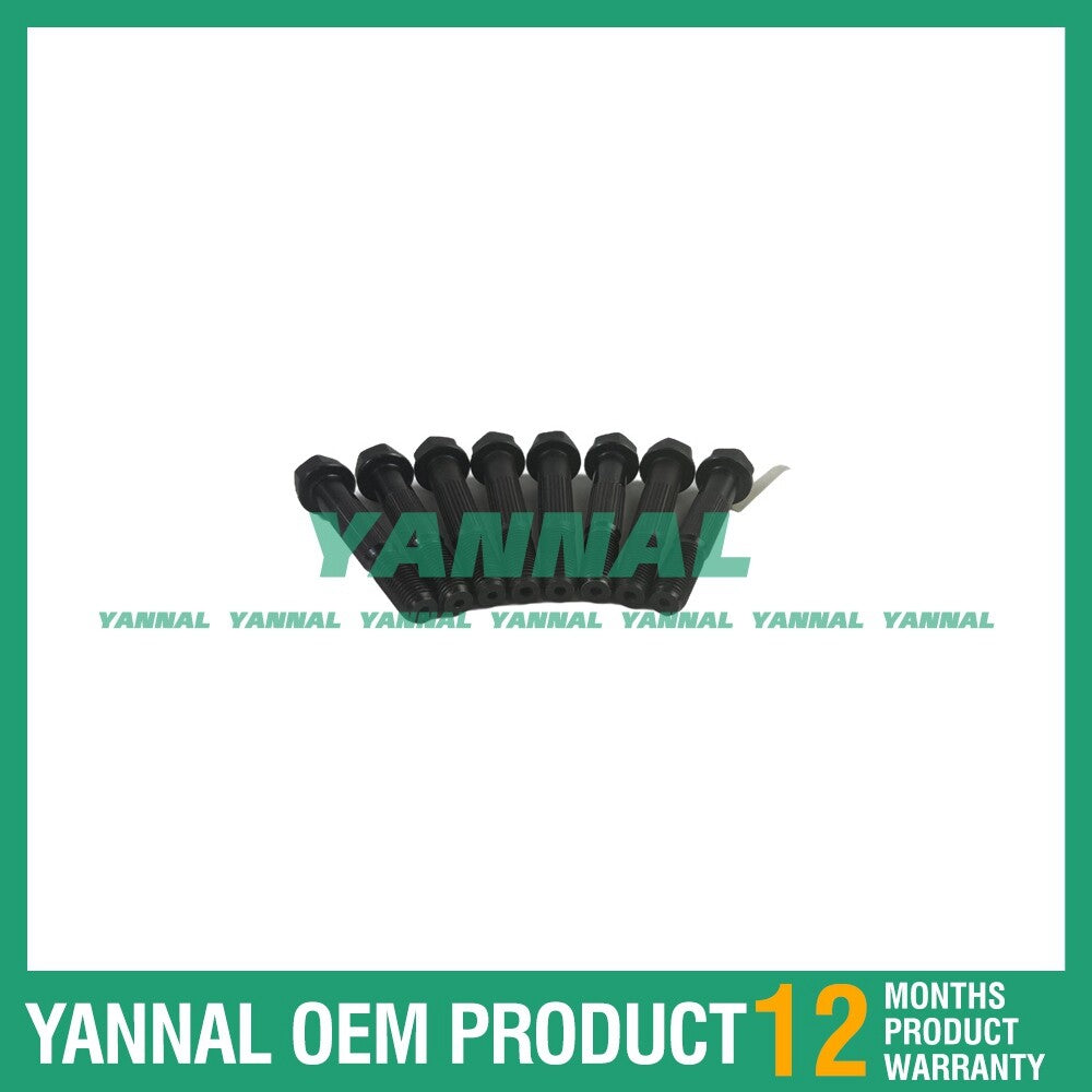 8 new J05E connecting rod bolts for Hino SK 250 1 excavators