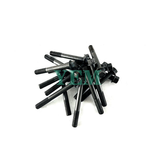 1 Set Engine Head Bolt 18pcs For Yanmar 4TN100 Engine 4TN100 Cylinder Head Bolt