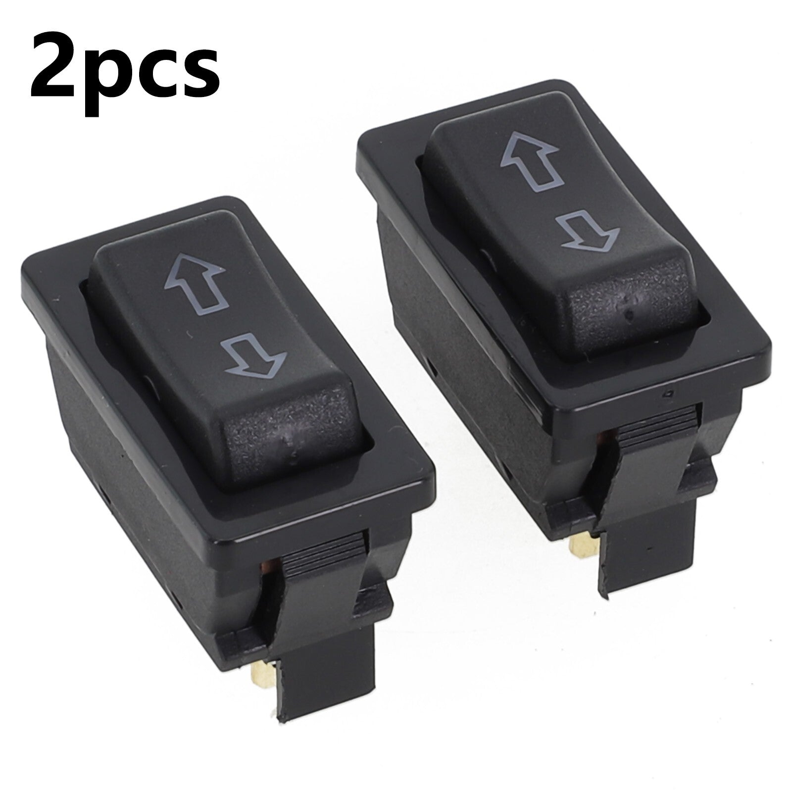 2-pack 12V 20A Bipolar Up + Down Toggle Switch Flashing Switch Screw Terminals