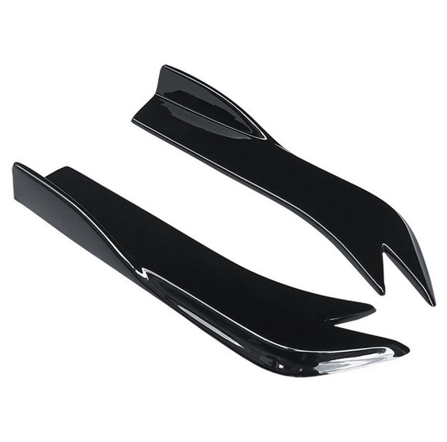 Car Rear Bumper Spoiler Canards Diffuser Lip Wrap Splitter Protector Guard Kits