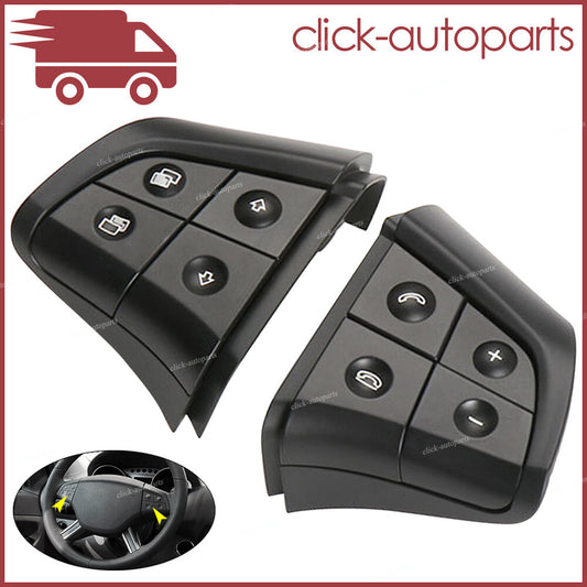2X Steering Wheel Control Switch 4 Button Black for Mercedes-Benz W164 W251 W245