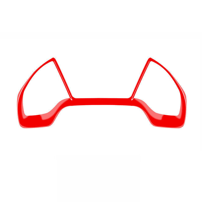 Dashboard Panel Frame Cover Trim 1PCS for Honda for Civic 10th 2016-2021 Bright Red