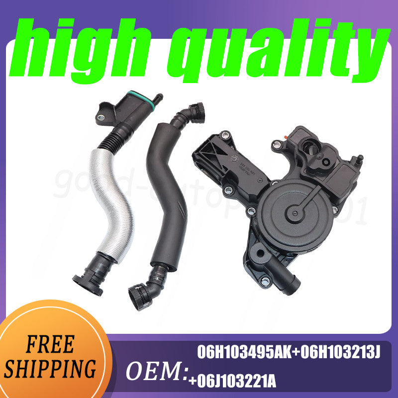 Engine PCV valve oil separator 06H103495AK suitable for Audi and for Volkswagen 1.8 and 2.0T engines.
