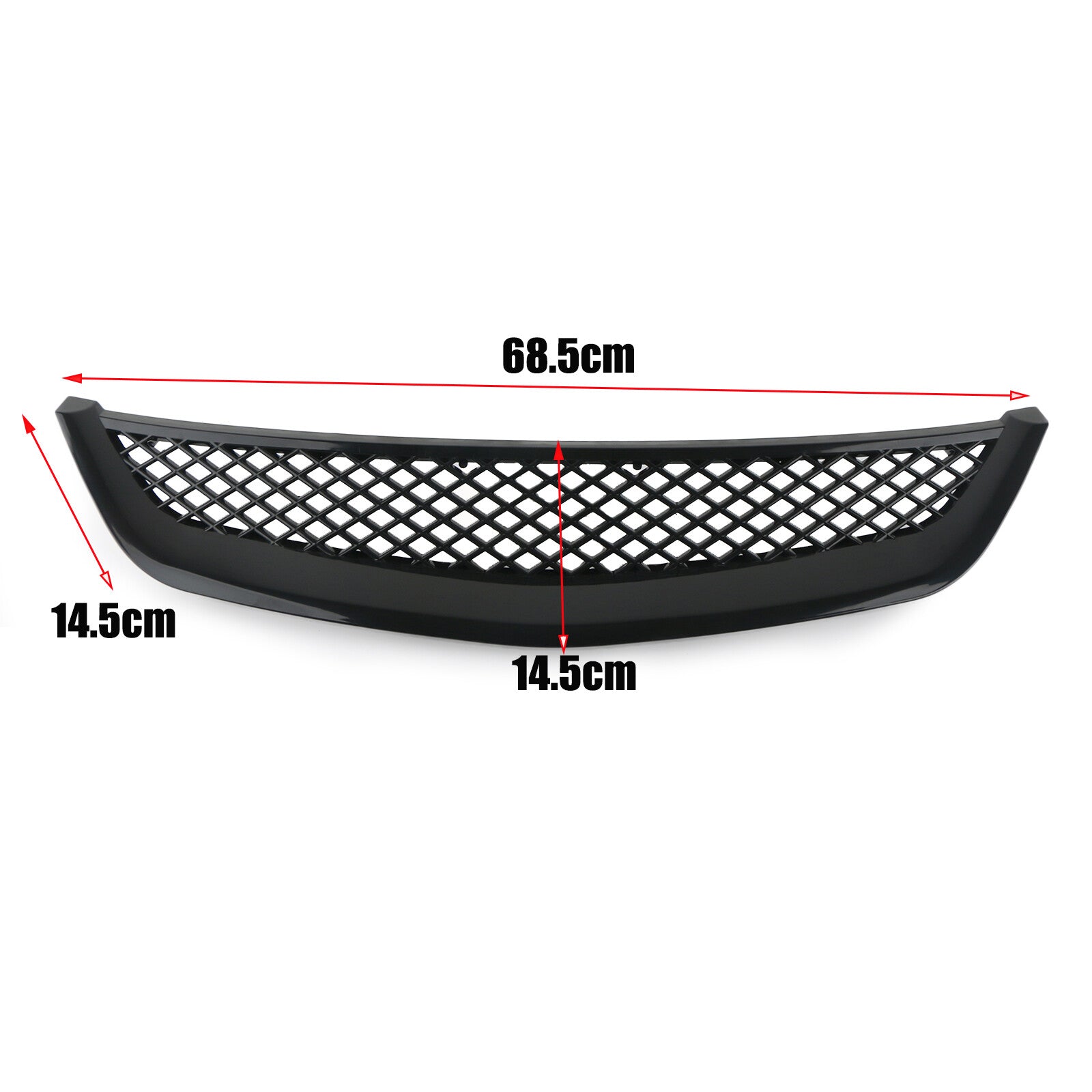 Front bumper grille grille cover for 2001-2003 for Honda for Civic EM2 ES1 JDM mesh