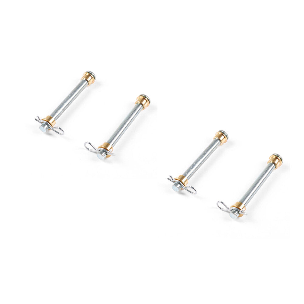 4-piece door hinge pin kit with bushing replacement hardware for Mustangs from 1979 to 1993.