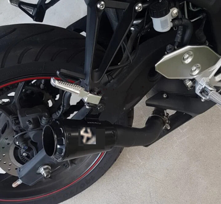 Motorcycle Exhaust Full Systems Muffler Pipe Slip Escape for Yamaha MT-03 14-19