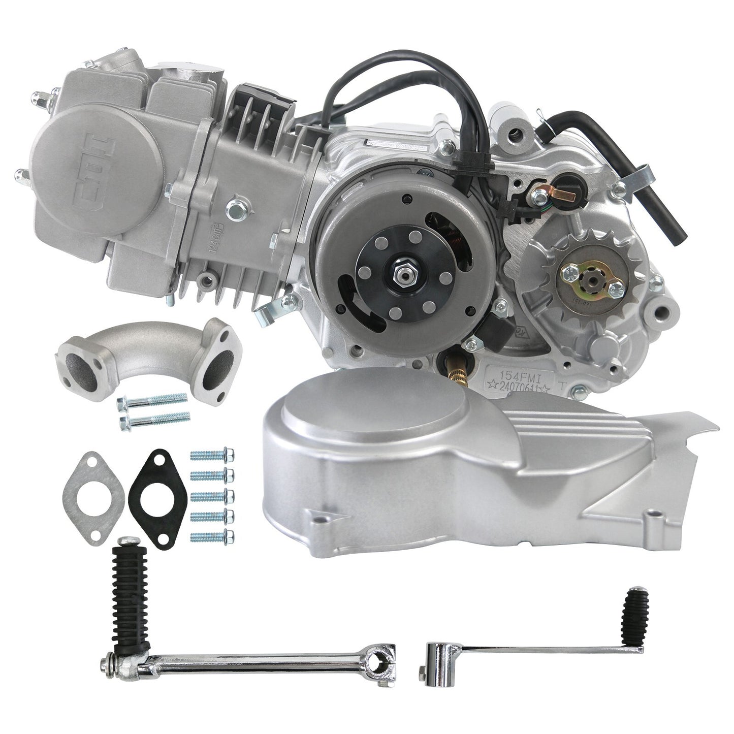 125cc manual motor kit, 4-stroke, for Apollo RFZ Taodao DB14 17