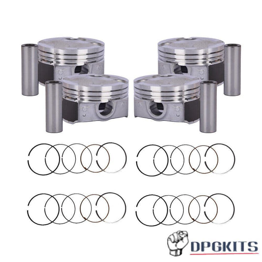 4Pcs Piston  Rings W/ Pin Kit For 2012-17 for Veloster Accent Rio 1.6L 23410-2B600