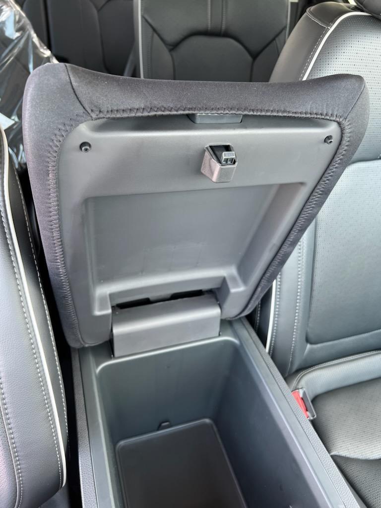 AMEYZPA Black Fabric Center Console Armrest Cover for Honda Pilot 2023-2024