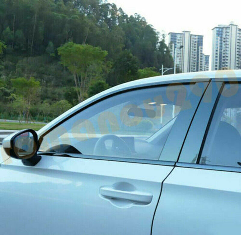 22Pcs for Honda for Civic 2022-2023 Black Full Window Sill Trim Molding Cover trims
