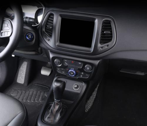 For 2017-2019 2020 for Jeep Compass Wood Grain Console AC Switch Control Panel Trim