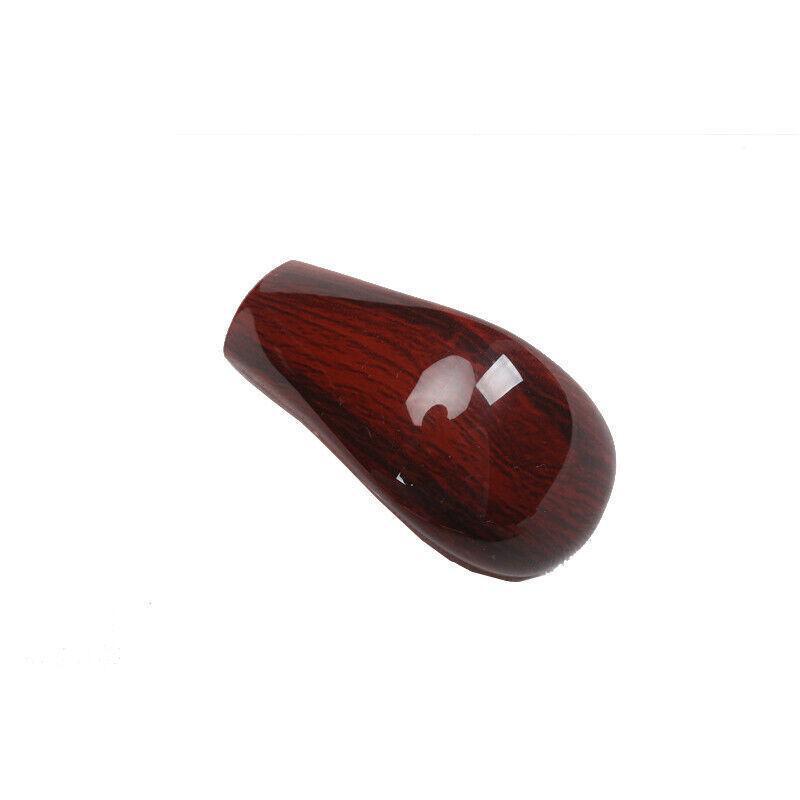 for Nissan Sentra 2013-2019 Red Wood Grain Gear Shift Knob Shifter Lever Trim 1