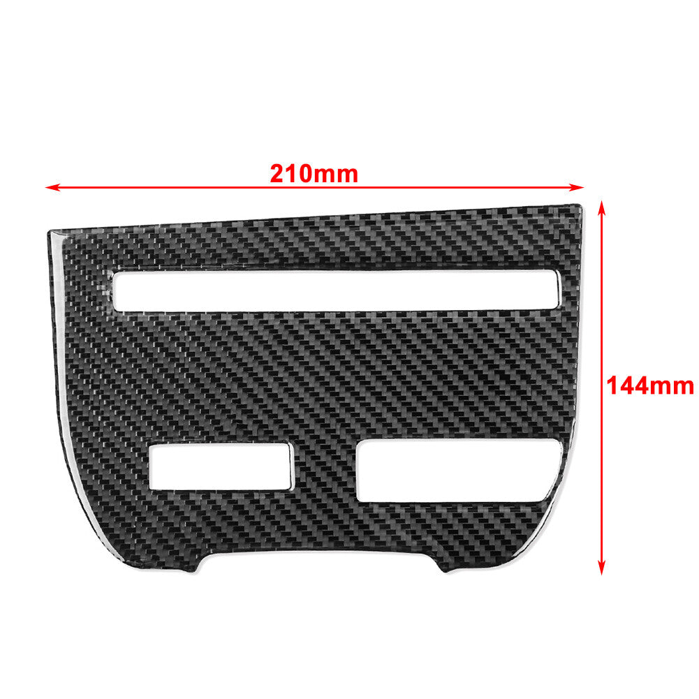 Central Console CD Panel Cover Trim Car Fit for Nissan GTR R35 2008-2016 Red Auto ne