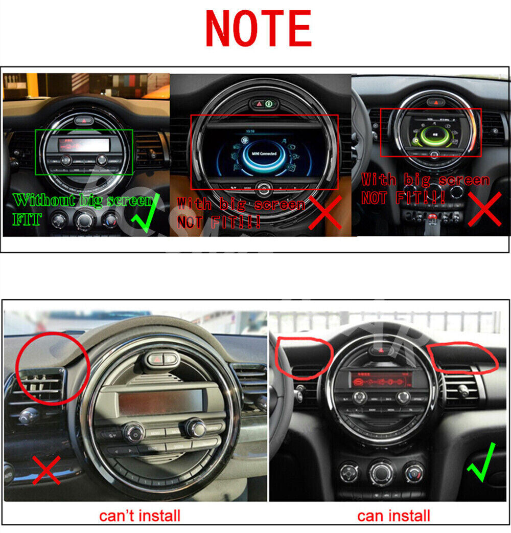 Car Audio GPS Fit for Mini Cooper F55 F56 2014-2021 9'' Android 14 Stereo Radio
