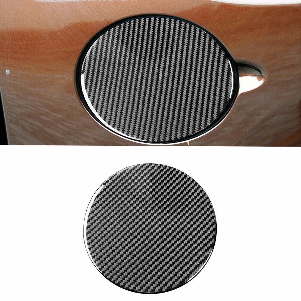 Carbon fiber fuel tank cap trim suitable for Toyota Tenderra 2014 - 2018