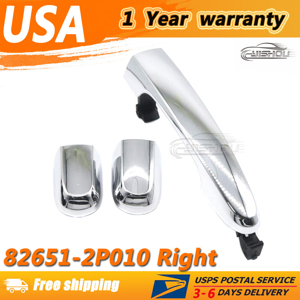 Front and rear chrome exterior door handles are available on the 2011-15 for Kia Sorento right
