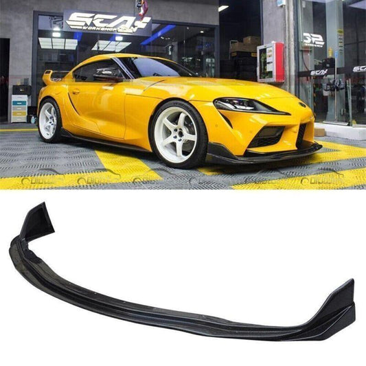 VRS-1 Style 2019 - 2024 for Toyota Supra A90 A91 Carbon Fiber Front Lip Bumper Boiler