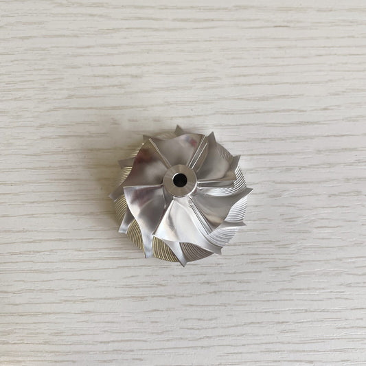 KP39 5443-123-2007 1303-039-401 34.50/46.00mm 6+6 Blade Billet Compressor Wheel