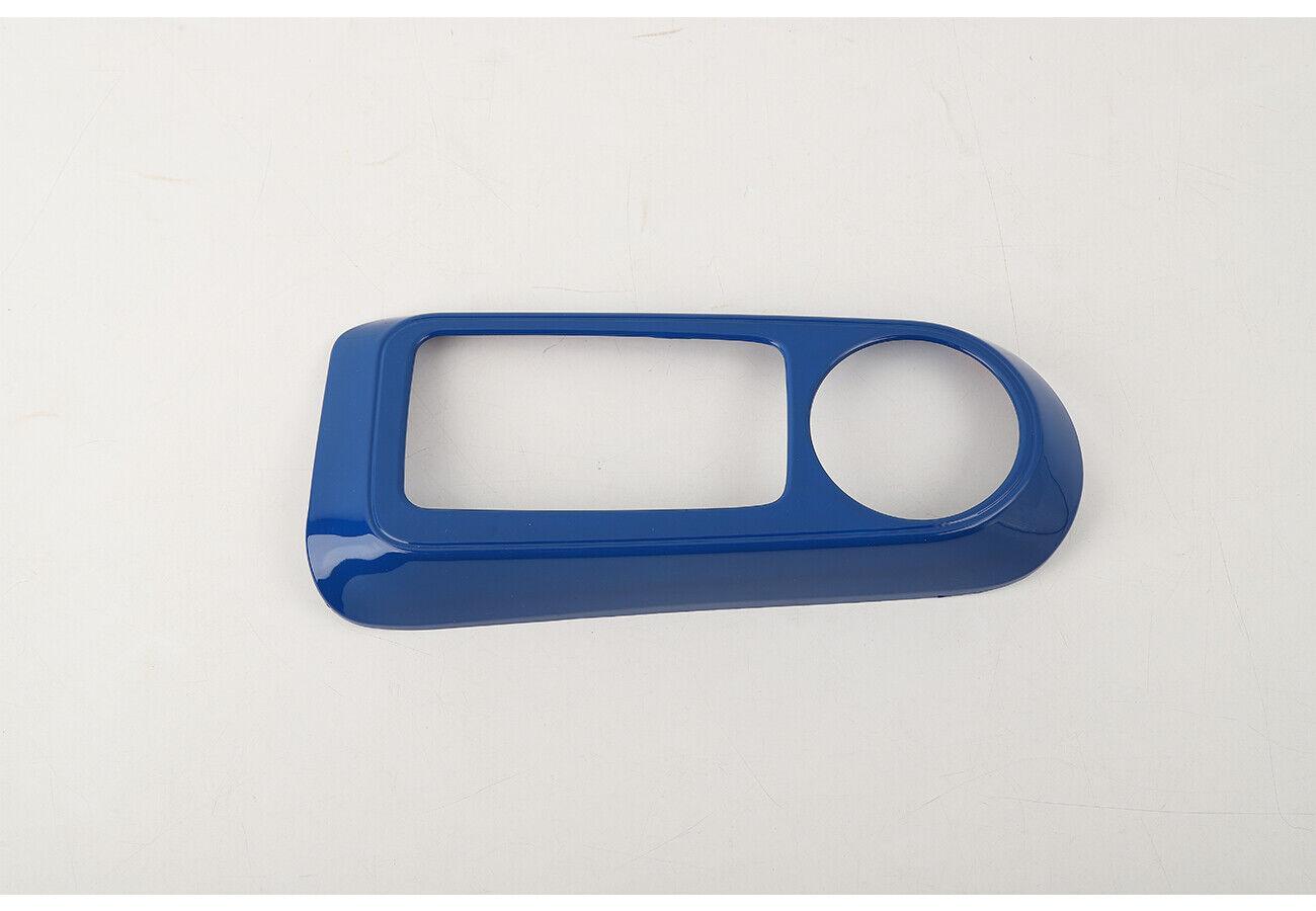 for Ford Bronco 2021-2023 blue ABS Inner Console Gear Shift Panel Cover Trim 1x