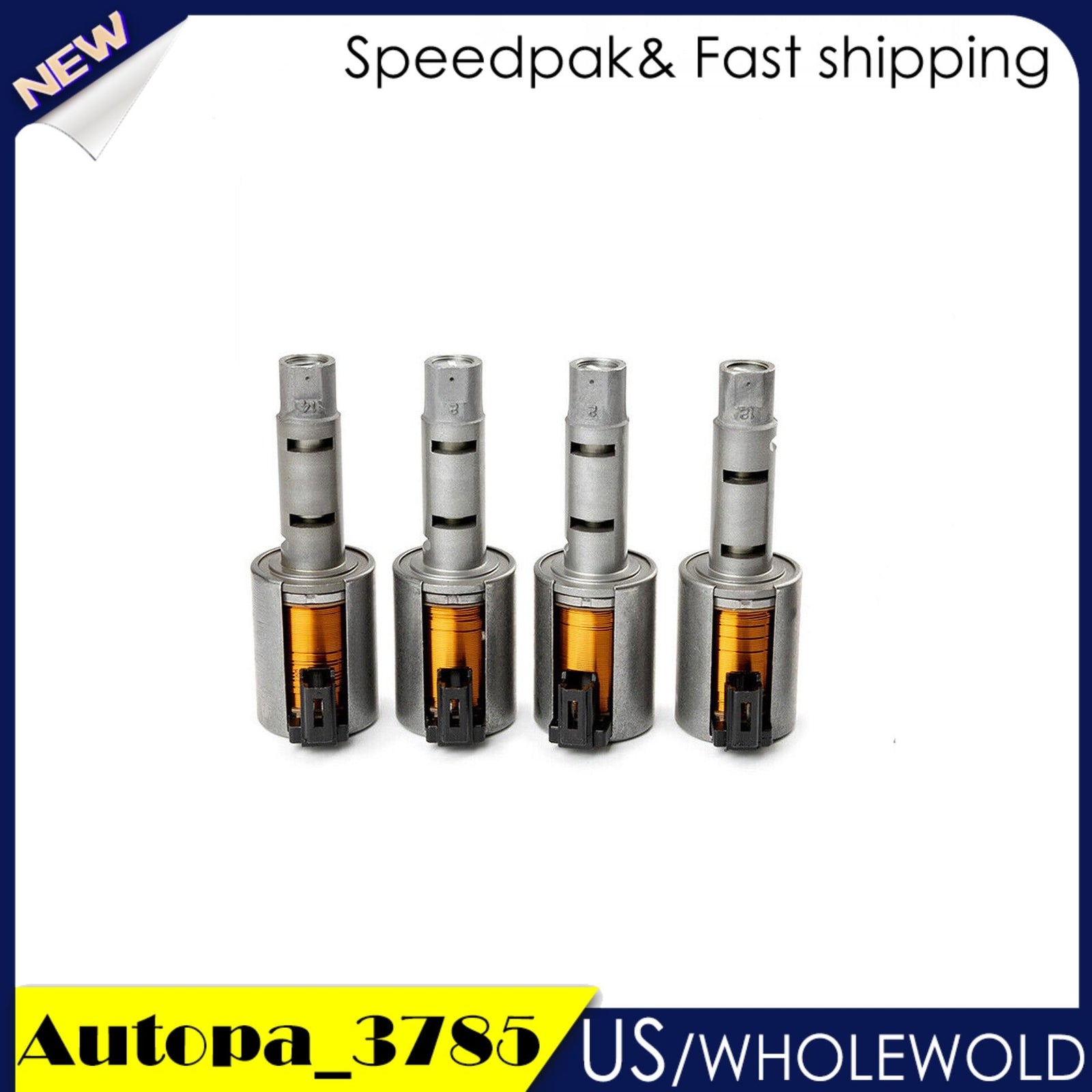 4Pcs/Kit JF015E RE0F11A Transmission CVT Solenoid Valve 1st Gen for Nissan Tiida