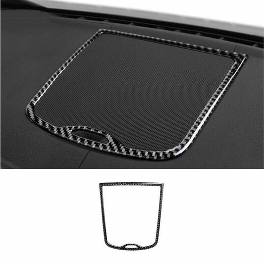 for BMW X3 G01 2018-21 Real Carbon Fiber Console Dashboard Speaker Frame Trim 1P