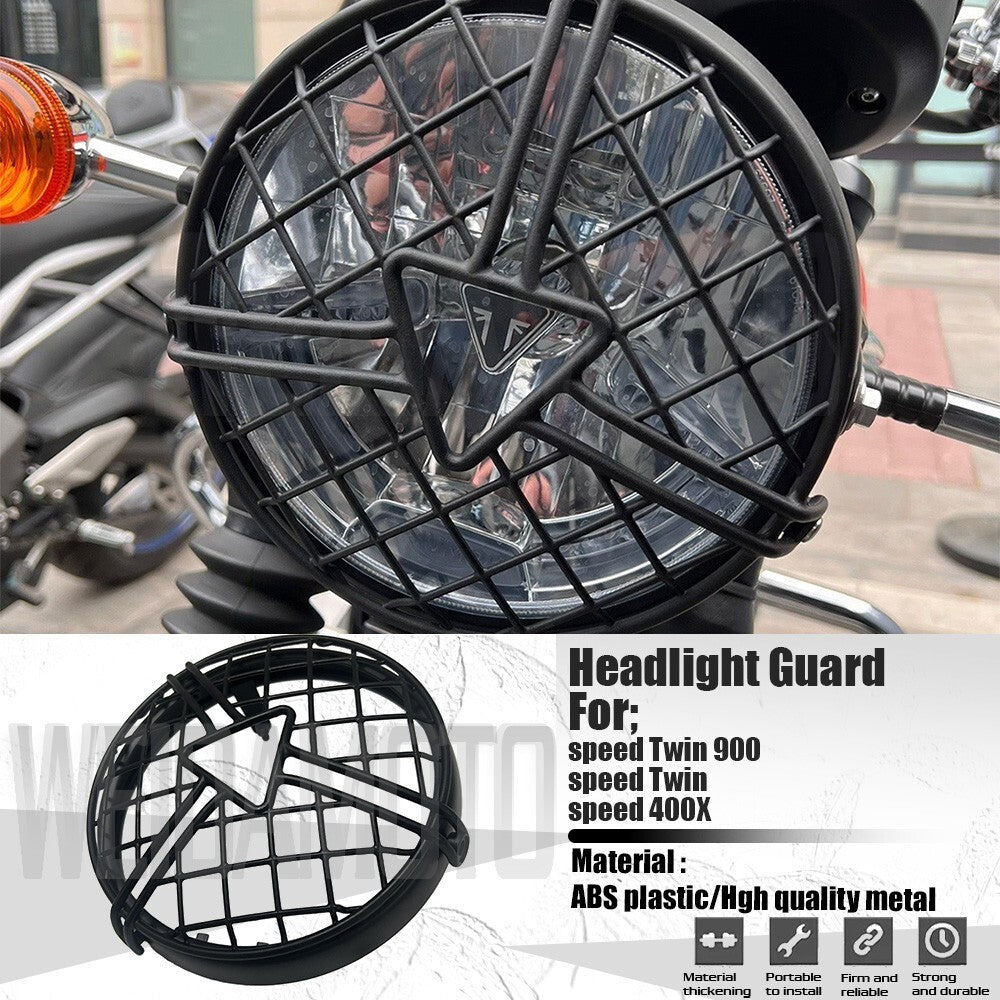 Fit for Triumph Speed Twin 900 Speed 400 Motorcycle Headlight Protection Grill