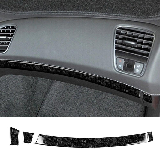 Forged Carbon for Co -pilot Storage Box Panel Cover for Chevrolet for Corvette C7 2014-19