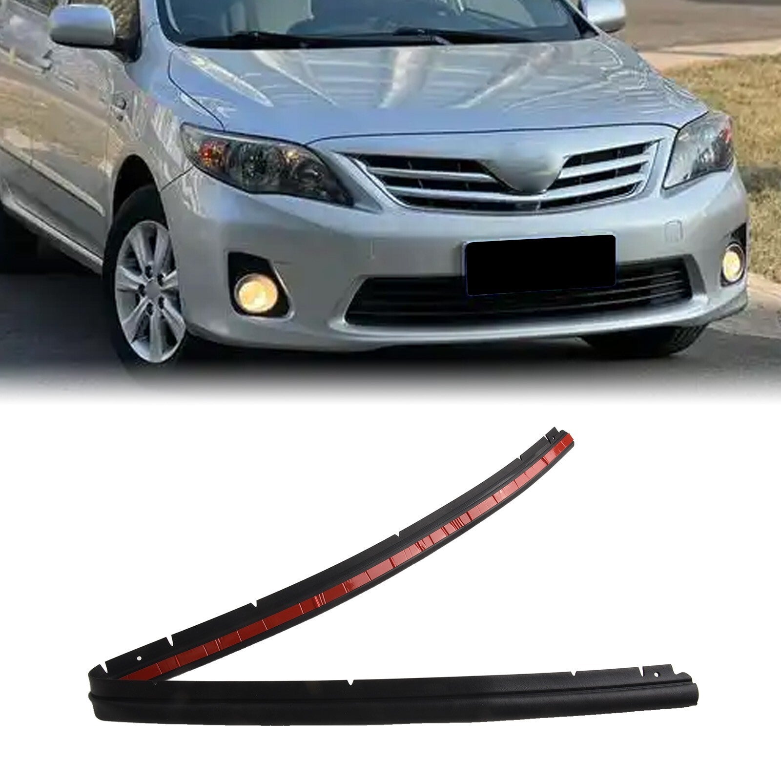 Car Front Engine Hood Sealing Strip Weatherstrip Rubber for Toyota for Corolla 07-13