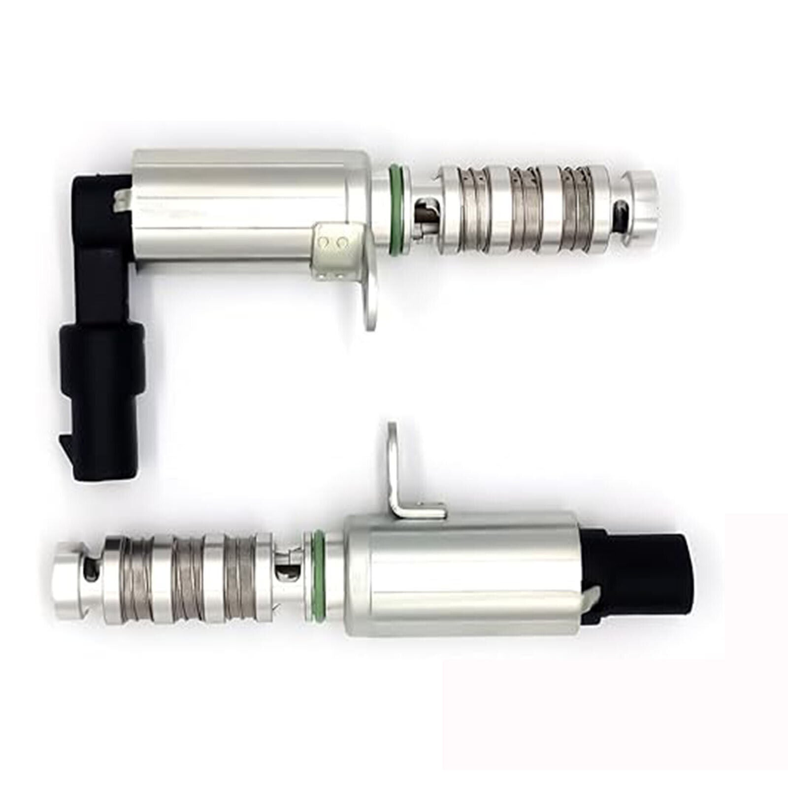 Two solenoid control valves suitable for Hyundai and for Kia VVT systems, 24375-2E100 and 24355-2E100 respectively.