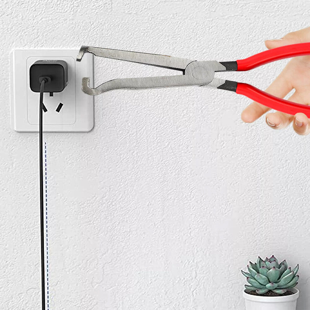 8Inch Electrical Disconnect Pliers Fuel Line Clip Spark Plug Removal Repair Tool