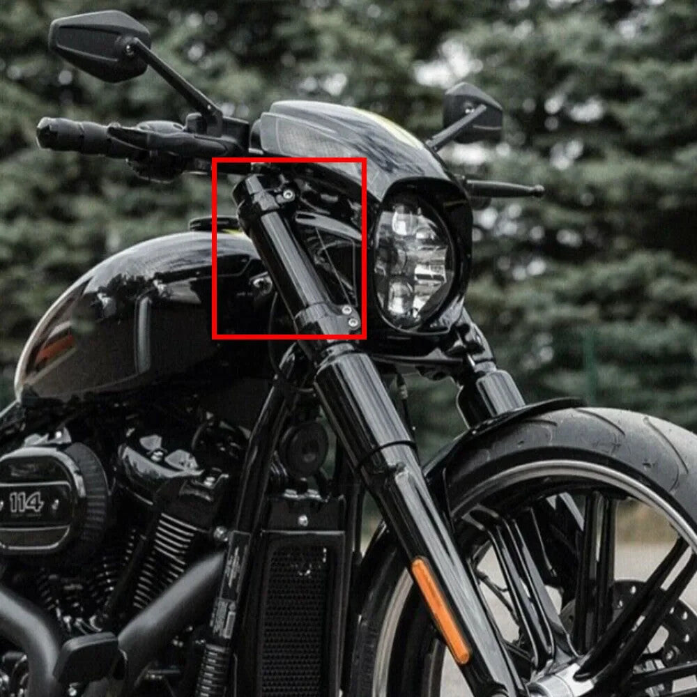 for HARLEY DAVIDSON BREAKOUT UPPER FORK COVERS TOP CAPS SET 2018- FXBR/S