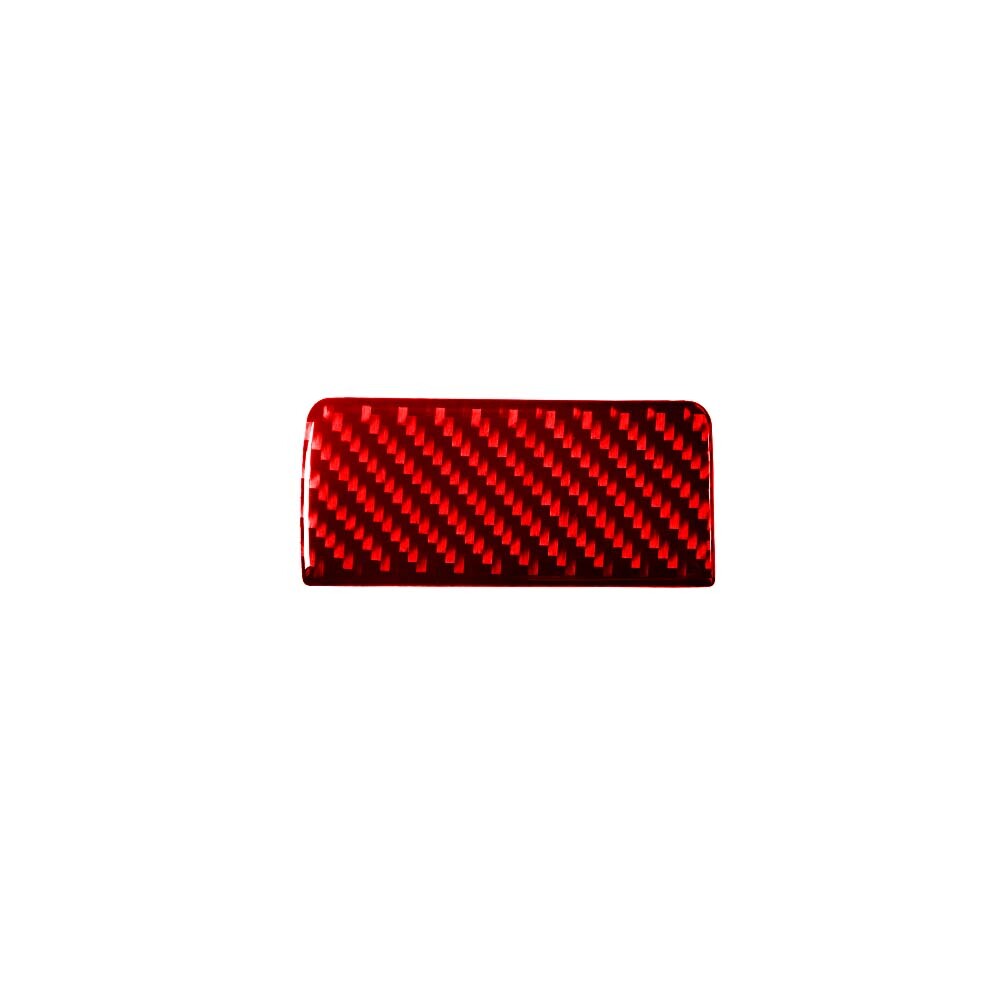 Red Carbon Fiber Glove Box Handle Switch Frame Trim for Chevy Impala 2014-2020
