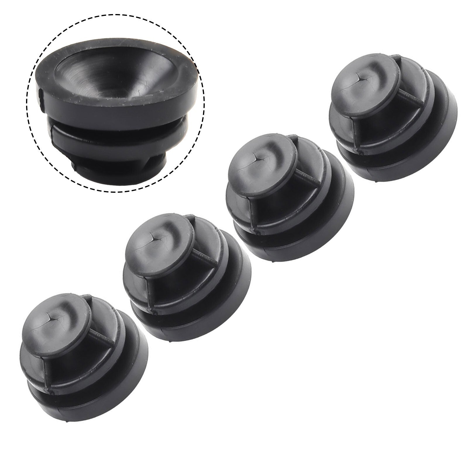 Reliable engine mount shock absorbers for Mazda 2, 3, 6, CX3, CX5 (4-pack)