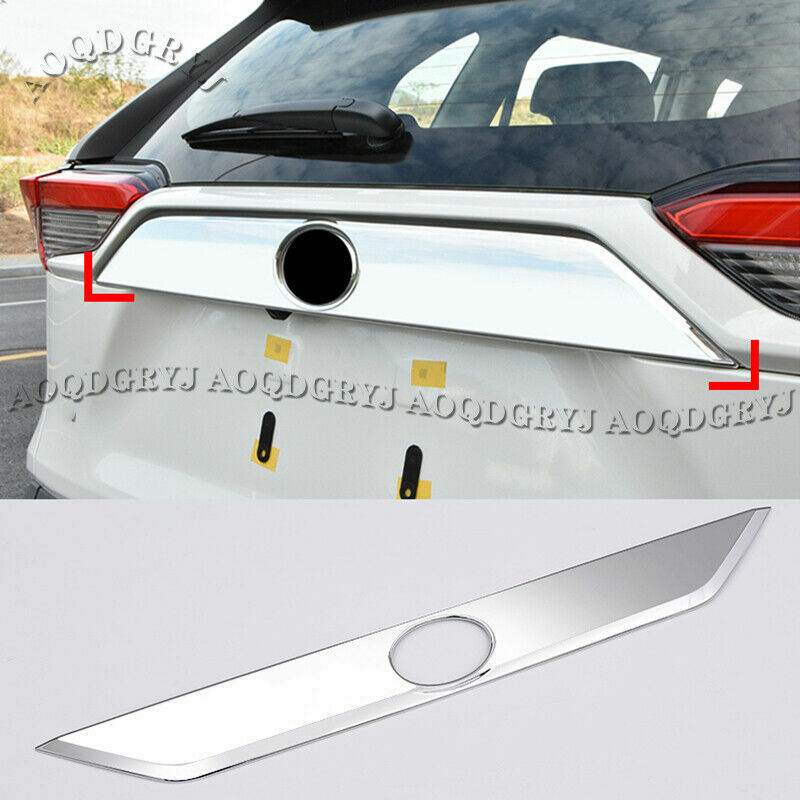 Chrome Rear Trunk Lid Molding Cover Trim Accessories for TOYOTA RAV4 2019-2022