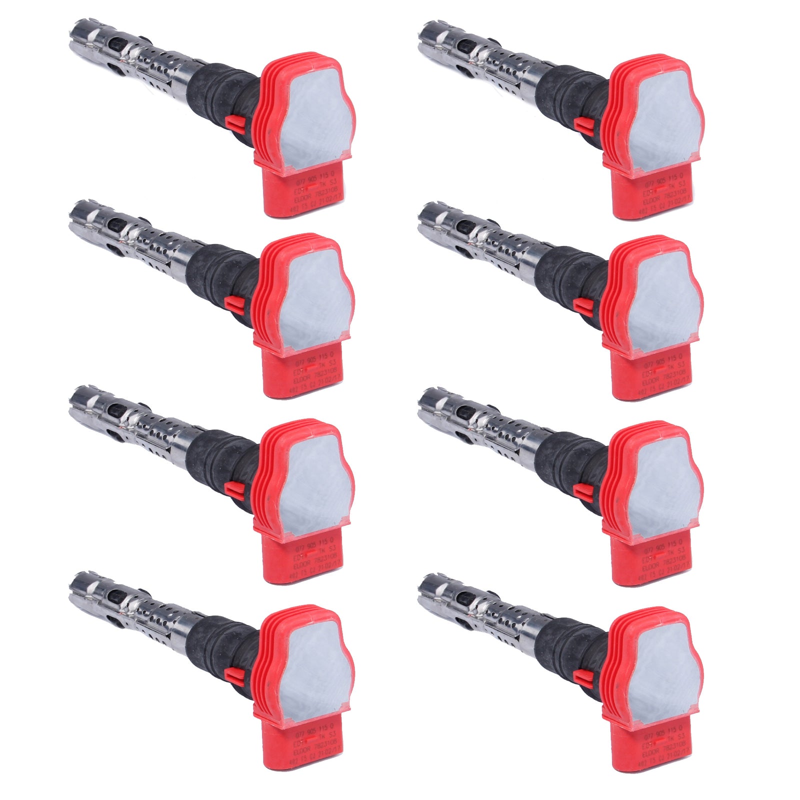 8Pcs Ignition Coil Kit for VW Touareg for Audi for A4 for A6 for A8 Allroad 4.2L V8 077905115Q