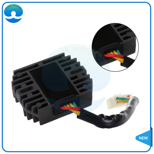 Black Voltage Regulator Rectifier 3430-016 for 1997-1998 Arctic Cat Bearcat 454
