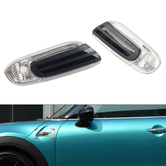 Front Fender Side Indicator Light Turn Signal Light Covers for Mini Cooper F55