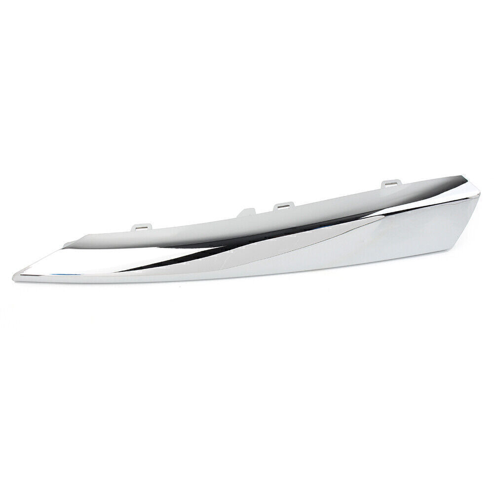 Left Front Side Grille Grill Chrome Molding Trim ABS Fit for Jaguar XF 2012-2015