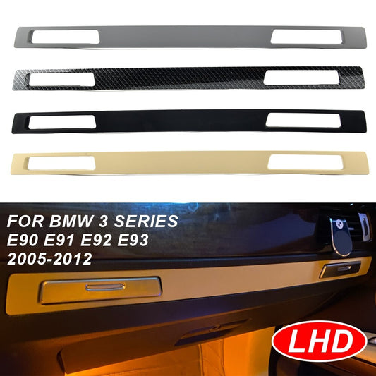 Black Water Cup Holder Panel Interior Strip Trim for BMW 3 Series M3 2005-2012