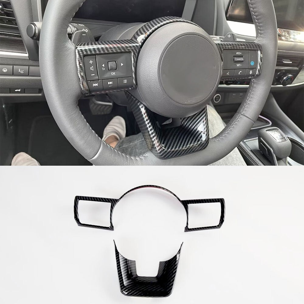 for Nissan Qashqai 2023 Accessories Car Console Steering Wheel Switch Cover Trim