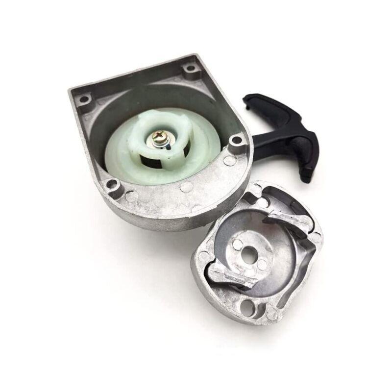 Alloy pull starter for 50cc, 60cc, and 80cc electric bicycles.