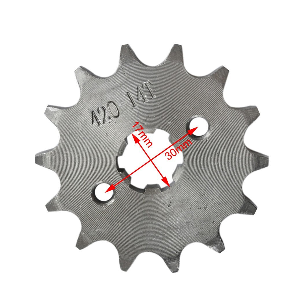 14T 48T sprockets and gears + 420 chain + 140 chain for off-road bikes, all-terrain vehicles, four-wheel off-road vehicles, go-karts
