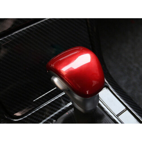 for Kia Sorento 2021-2023 Red ABS Interior Car Gear Shift Knob Cover Head Trim