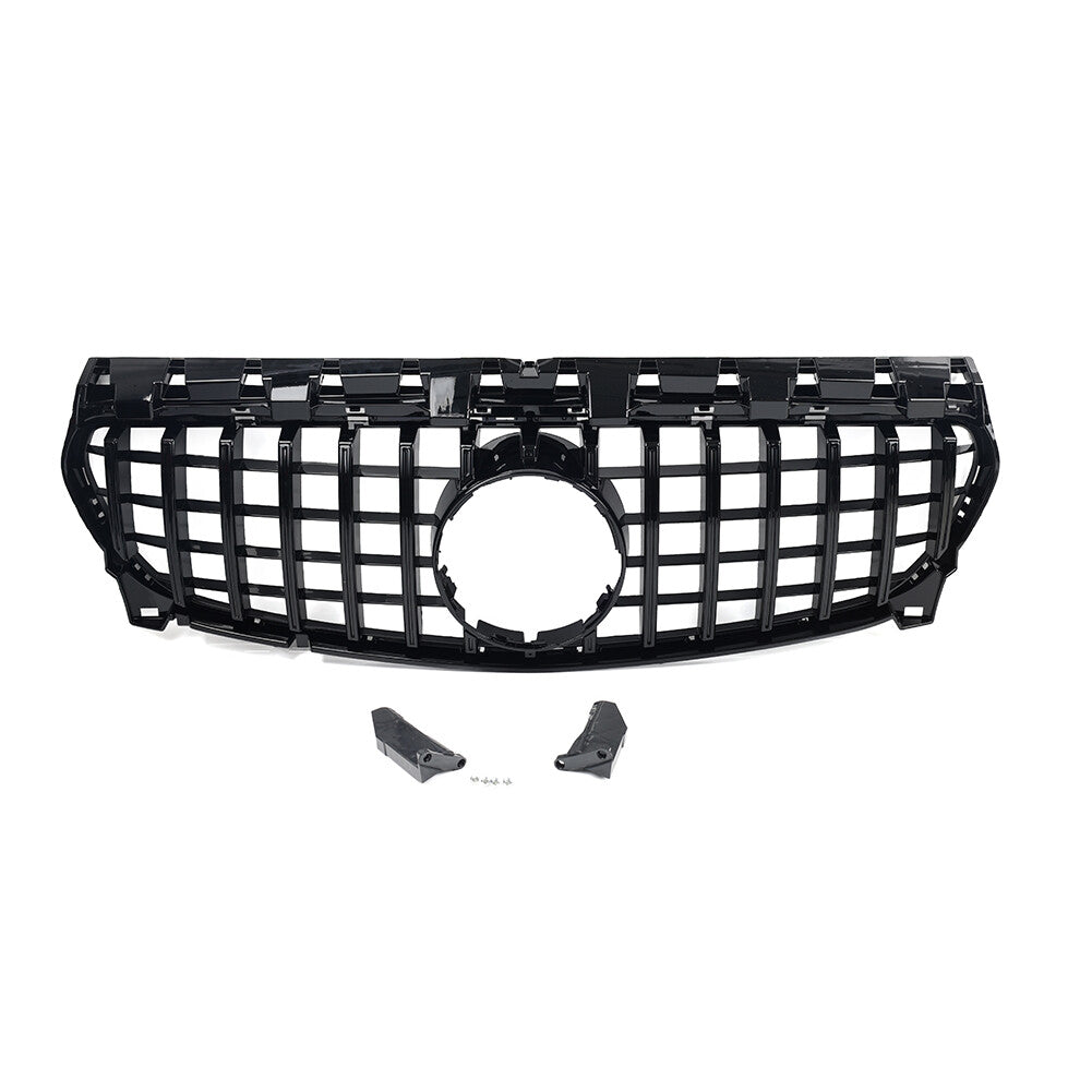 ABS Black GTR Style Front Bumper Grille for Benz CLA Class W177 C117 2015-2019