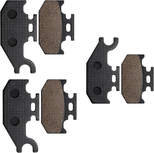 Front and Rear Brake Pads for Bombardier Outlander 400 Max HO 2003-2006
